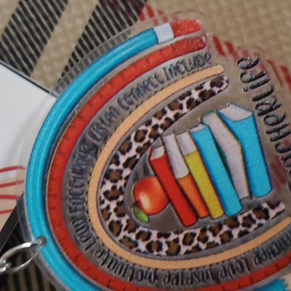 # Teacher for life Arch Rainbow 🌈 Earring - Picture 5 of 5